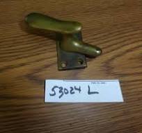 Vintage Antique Cast Brass Finger Loop Casement Window Lock 53024 L