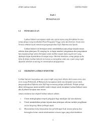 Sehinggalah saya menjalani latihan industri. Contoh Abstrak Report Latihan Industri Rasmi X