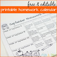 The Best Way To Handle Kindergarten And Preschool Homework Fun A Day Kindergarten Homework Calendar Homework Calendar Kindergarten Homework