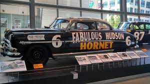 Nascar hall of fame's curatorial team shares highlights of the backstory behind each of the 18 premier series cars handpicked by dale earnhardt jr. The Fabulous Hudson Hornet At The Nascar Hall Of Fame Doc From Cars Imgur