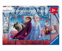 Raya and last dragon 200p children's puzzles ravensburger animals of the world, 60pc giant floor jigsaw puzzle children's puzzles Disney Frozen 2 Journey To The Unknown 2 X 12 Piece Jigsaw Puzzle