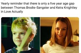 Juliet And Sam From Love Actually Are Just Five Years Apart In Age And My Brain Is Melting Love Actually Buying Carpet Cheap Carpet Runners