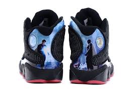Retro 13 Black And Blue Air Jordan 13 Custom Batman V Superman Dawn Of Justice Black Red 3 Blue Basketball Shoes Nike Air Jordan Retro Jordan 13