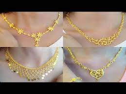 Simple light weight gold pendant. Latest Light Weight Gold Necklace Designs Gold Necklace For Women Under 10 Grams Youtube Gold Necklace Designs Gold Necklace Simple Gold Fashion Necklace