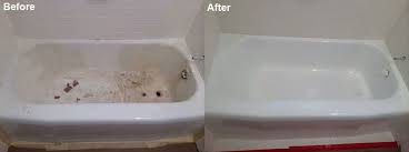 For cast iron tub refinishing, the first step is to have the exterior sand blasted to remove old paint, rust, and corrosion. Cast Iron Tub Refinishing Tub Refinishing Bathtub Refinish Bathtub