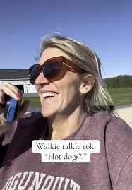 Walkie talkie tok: “I love that summer dinner”. Hot dogs baby, hot dogs 🌭  The ultimate mom meal of summer 😆 just don’t forget the cantaloupe.  #walkietalkie #walkietalkiemom #countrykids #millennial ...