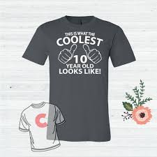 For boys 10th birthday shirt. Birthday Shirt For 10 Year Old Boy