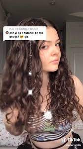 Bead Tutorial From Zoehariis On Tiktok Video Alternative Hair Hair Styles Cute Hairstyles