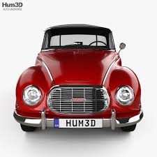 3d Model Of Auto Union 1000 S Coupe De Luxe 1959 In 2020 Car 3d Model 3d Model Auto