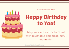 Gambar terkait dengan quotes for first birthday of son. Heartfelt Happy Birthday Wishes For Son From Mother Father