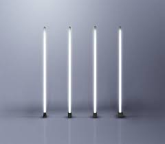 New Lighting And Decor From Castor Fluorescent Tube Light Tube Light Unique Floor Lamps