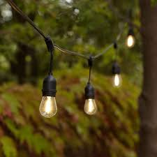 Led Outdoor String Lights 15 Lights 48 Foot Long For Patios 87r27 Lamps Plus