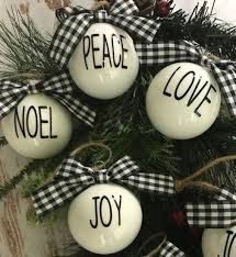 Black And White Christmas Ornaments Black White Checkered Ornaments Checkered Ornaments Black Etsy White Christmas Ornaments Buffalo Plaid Christmas Tree Handmade Christmas Ornaments