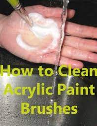 I'll show you how to clean it. Tips For Cleaning Acrylic Paint Brushes Acrylic Paint Brushes Paint Brushes Acrylic Painting Tips