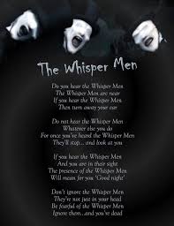 The Whisper Men Creepy Poems Scary Poems Creepy Nursery Rhymes