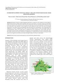 It was formed, as the ministry of local government and planning, in january 1951 when functions of the ministry of health, which had taken over the powers of the old local government board, were merged with the the ministry was headed by the minister of housing and local government. Pdf Tourism Development And Social Impact The Case Of Mantanani Island Sabah Malaysian Borneo