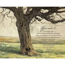 Life brings us as many joyful moments as it does downfalls, and although there are days we wish there was a manual to follow, it simply wouldn't be the same without the spontaneity. Forever Print Inspirational Wedding Anniversary Art Featuring A Carved Old Oak Tree By Inspirational Artist Bonnie Mohr Bonnie Mohr Studio Store Glencoe Mn 320 864 6642