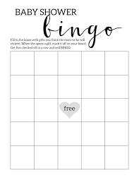 Related post to free printable baby shower cards templates. Baby Shower Bingo Printable Cards Template Paper Trail Design