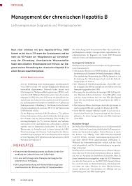 Tell your sexual partner to get tested. Management Der Chronischen Hepatitis B Rosenfluh Ch