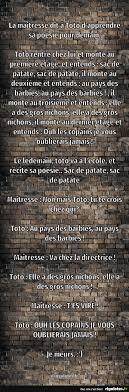 Enjoy the videos and music you love, upload original content, and share it all with friends, family, and the world on youtube. La Maitresse Dit A Toto Blagues Et Les Meilleures Images Droles