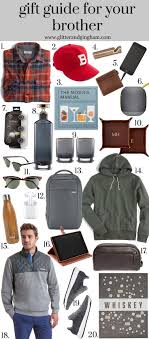 The Ultimate Gift Guide For Him Glitter Gingham Gift Guide For Him Gifts For Brother Birthday Gifts For Brother