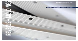 Aluminum shall be extruded alloy 6063 t5, with chemical conversion coating. Engineered Product Systems Fry Reglet Reveals Moldings Brochure Reveal Drywall Expansion Joint F Reveal Reveal Base Edge Trim F Reveal Corner Trim T Molding Radius