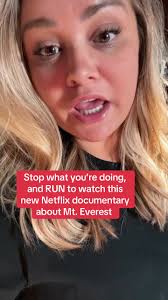 What a privilege it was to learn about her life. She’s a beacon of light,  and she is so incredibly resilient! #mteverest #mountain #climbingtiktok  #climbing #documentary #netflix