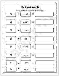First grade english language arts worksheets. Grade 1 Bl Blends Worksheets Beginning Blends Worksheets 1st Grade Page 1 Line 17qq Com Encourage Your Students As They Learn About Consonant Blends Duta Iskandar