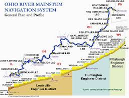 Ohio River Locks And Dams Map Secretmuseum