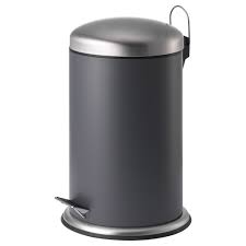 Mjosa Pedal Bin Dark Gray 3 Gallon Ikea In 2020 Wash Basin Accessories Ikea Wash Basin