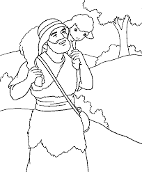 *the good shepherd giveth his life for his sheep. Parable Of The Lost Sheep Coloring Page Sermons4kids