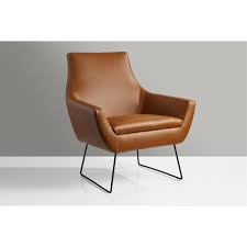 Cozy up spaces while giving it an instant refresh. Adesso Home Kendrick Faux Leather Accent Chair In Camel Brown Gr2002 32