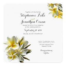 Yellow White Plumeria Hawaiian Wedding Invitation Zazzle Com Hawaiian Wedding Invitations Yellow Wedding Invitations Hawaiian Wedding