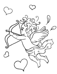 There are also sample pages from my empowering coloring book like a girl!, which is dedicated to strong, capable, active girls. Cupid Coloring Page Free Coloring Pages Coloring Pages Valentines Printables Free