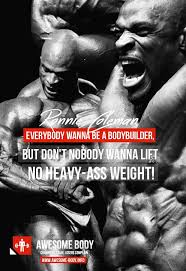 I'm focusing on my muscle. Ronnie Coleman The Big Ron Quotes Awesome Body Bodybuilding Quotes Ronnie Coleman Ronnie Coleman Quotes