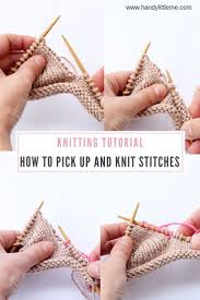 Maybe you would like to learn more about one of these? How To Pick Up Stitches In Knitting Easy Knitting Patterns Loom Knitting Easy Knitting