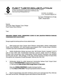 Menerusi makluman fb unit pengambilan pdrm, adalah memaklumkan bahawa semakan status panggilan temuduga pdrm terkini tahun 2019 selamat membuat semakan status permohonan polis (pdrm) secara online. Surat Makluman Covid 19 Pusat Tuisyen Solusi Platinum Facebook
