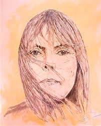 Joni Mitchell Painting by Ray De Boer