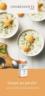 Soupe Au Poulet Avec Croutons Maison Nutrilait Recipe Croutons Homemade Recipes Pot Pie Soup