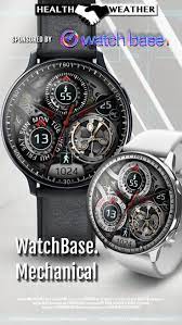 Watch Base Mechanical Watch Face For Samsung Galaxy Watch In 2021 Samsung Smart Watch Watch Faces Health Weather