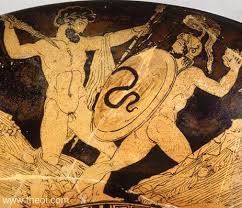 According to baltic mythology, the playing of a giantess named neringa on the seashore formed the curonian spit (neria, nerge, neringia means land which is diving up and down like a swimmer). Gigantes Giants Of The Gigantomachia Of Greek Mythology