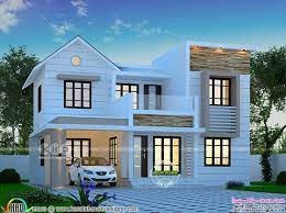 1644 Square Feet 4 Bedroom Modern House Plan Kerala House Design Bedroom House Plans Duplex House Design