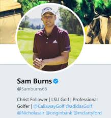 Sam primary income source is golfer. Sam Burns The Newest Member Of The Same Pga Pro You Ve Seen For Years Cart Path Only