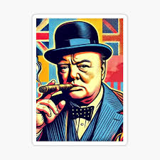 Winston Churchill Stickers for Sale