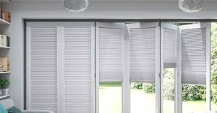 It is because sliding door slides where some spaces are already set to fit in the door without the. Door Blinds A Perfect Fit For Your Bifolds Patio Doors