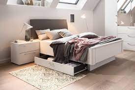 Das bett sonyo 180x200 cm von nolte möbel scheint über dem boden zu schweben, denn für den betrachter sind keine füße sichtbar. Nolte Concept Me 510 Bett 2a Weiss Mobel Letz Ihr Online Shop