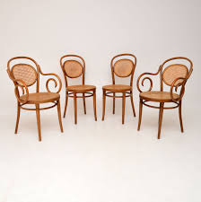1950 S Set Of 4 Vintage Bentwood Thonet Dining Chairs Retrospective Interiors Retro Furniture Vintage Mid Century Furniture Vintage Danish Modern Furniture Antique Furniture London