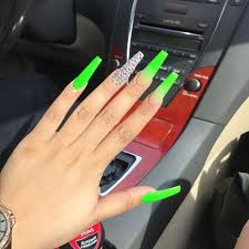 *this page has acrylic nail art techniques only. Green Acrylic Nails Summer Acrylic Nails Best Acrylic Nails