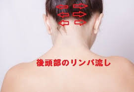 リンパを流せば若返る まず首の後ろ リンパの詰まりを取ります 両手を首の後ろにあて 左右にもみほぐします この周辺を最初にほぐしておくと 顔リンパの流れがよくなります リンパマッサージ リンパ 顔のたるみ