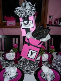 16th Birthday Birthday Party Ideas Teenage 16 Sweet 16 Shopping Theme Centerpiece Girly Party Ideas Sweet 16 Birthday Party Sweet Sixteen Parties